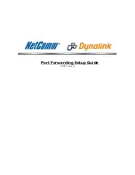 Preview for 1 page of NetComm Dynalink NP800 Series Setup Manual