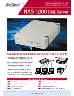 NetComm NAS-1000 Specifications preview