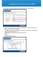 Preview for 10 page of NetComm NB14 Reference Manual