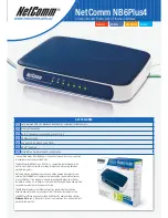 Preview for 1 page of NetComm NB6Plus4 Specifications