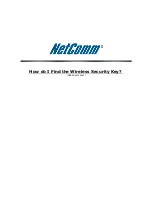 Preview for 1 page of NetComm NB6PLUS4W How-To Manual