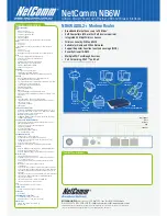 Preview for 2 page of NetComm NB6W Specifications