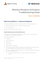 Предварительный просмотр 1 страницы NetComm NF20 Troubleshooting Manual