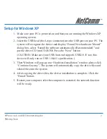 Предварительный просмотр 7 страницы NetComm NP1020 Quick Start Manual