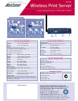 Предварительный просмотр 2 страницы NetComm NP5000 Specification Sheet