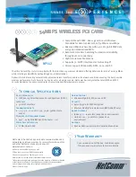 Preview for 1 page of NetComm NP542 Technical Specifications