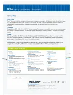 Предварительный просмотр 2 страницы NetComm NP644 Specification Sheet