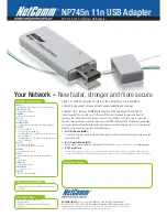 NetComm NP745n Technical Specifications preview