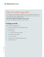 Preview for 2 page of NetComm NTC-140W Series Quick Start Manual