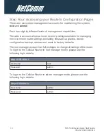 Preview for 10 page of NetComm NTC-5908 Quick Start Manual