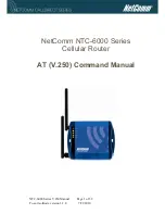 NetComm NTC-6000 SERIES Command Manual preview