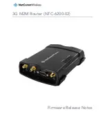 NetComm NTC-6200-02 Firmware Release Notes preview