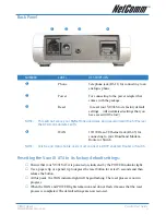 Preview for 9 page of NetComm V100 Quick Start Manual