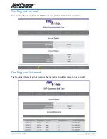 Preview for 16 page of NetComm V100 Quick Start Manual