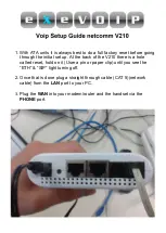 NetComm V210 Setup Manual preview
