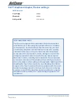 Preview for 4 page of NetComm V300 User Manual