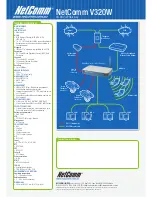 Предварительный просмотр 2 страницы NetComm V320W Specifications