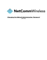 Предварительный просмотр 1 страницы NetCommWireless NB16DG Administration Manual