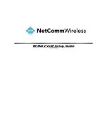 NetCommWireless NF3ADV Setup Manual предпросмотр