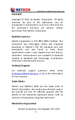 Preview for 3 page of Netech 560-110 User Manual