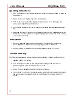 Preview for 10 page of Netech DigiMano 1000 Instruction Manual