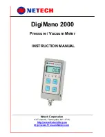 Netech DigiMano 2000 Instruction Manual предпросмотр