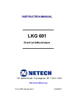 Preview for 1 page of Netech LKG 601 Instruction Manual