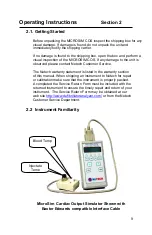 Preview for 9 page of Netech MicroSim COS Operating Manual