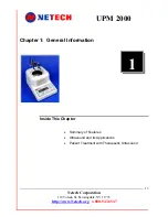 Preview for 13 page of Netech UPM 2000 User Manual