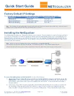 Preview for 2 page of Netequalizer NE3000-10 Quick Start Manual