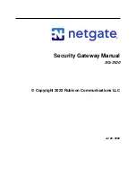 Preview for 1 page of Netgate SG-3100 Manual