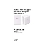 Preview for 1 page of NETGEAR 85 Mbps Wall-Plugged Ethernet Adapter XE103 User Manual