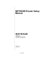 NETGEAR 95054 Setup Manual preview