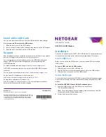 NETGEAR AC327U Installation Manual предпросмотр