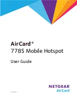 NETGEAR AirCard 778S User Manual preview