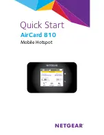 NETGEAR AirCard 810 Mobile Hotspot Quick Start Manual предпросмотр