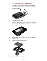 Предварительный просмотр 22 страницы NETGEAR AirCard 810 Mobile Hotspot Quick Start Manual