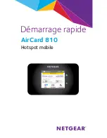 Предварительный просмотр 34 страницы NETGEAR AirCard 810 Mobile Hotspot Quick Start Manual