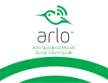 NETGEAR Arlo Quadpod Mount Quick Start Manual preview