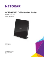 Предварительный просмотр 1 страницы NETGEAR C6250 User Manual