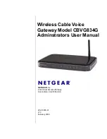 NETGEAR CBVG834G Adminstrators User Manual предпросмотр