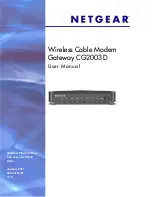 NETGEAR CG2003D User Manual preview