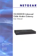 NETGEAR CG3000DCR User Manual предпросмотр