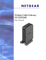 NETGEAR CG3300CMR User Manual предпросмотр