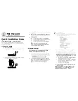 NETGEAR CG814M Quick Installation Manual preview