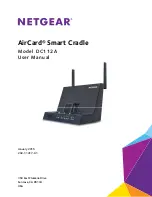 NETGEAR DC112A AirCard Smart Cradle User Manual preview