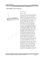 NETGEAR DG834GFS Datasheet предпросмотр