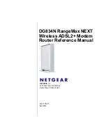 NETGEAR DG834N Reference Manual preview