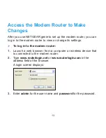 Предварительный просмотр 13 страницы NETGEAR DGN1000v3 Installation Manual