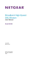 NETGEAR DM200 User Manual preview